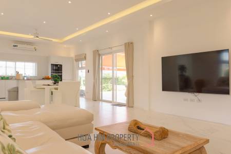 New 3 bed pool villa on a large corner plot