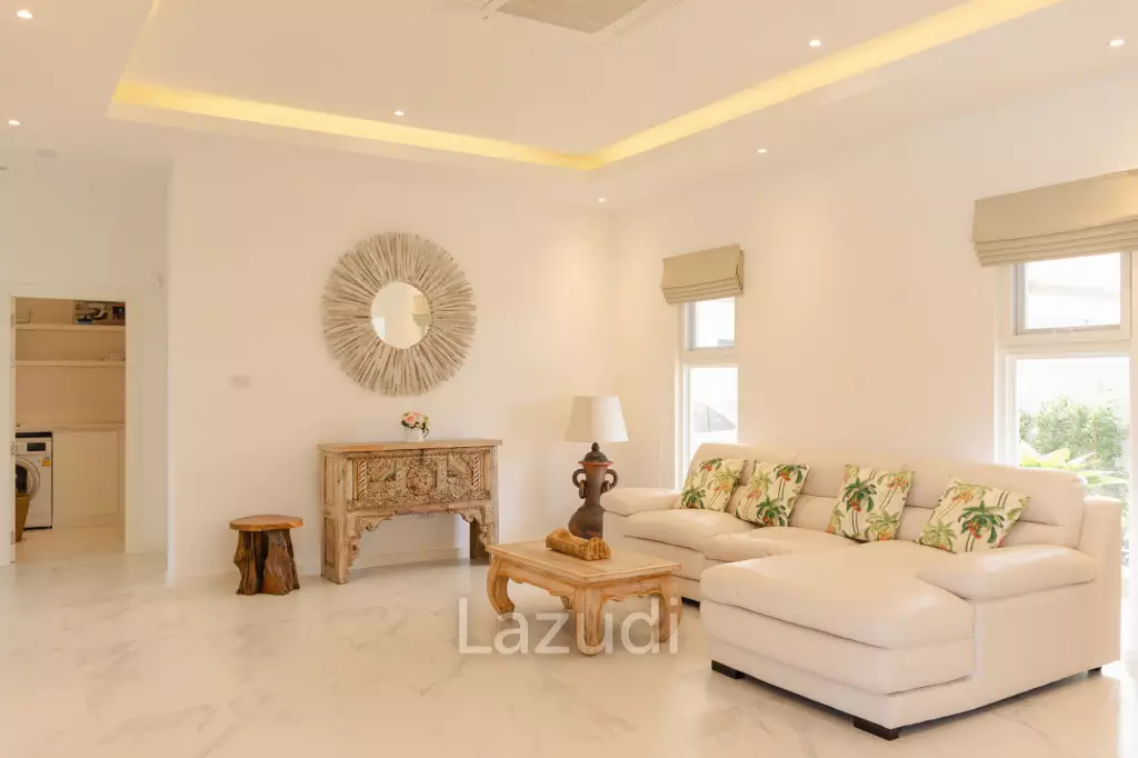 New 3 bed pool villa on a large corner plot