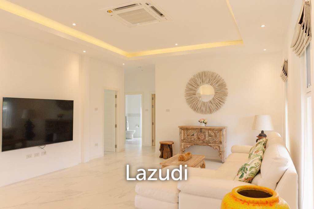 New 3 bed pool villa on a large corner plot