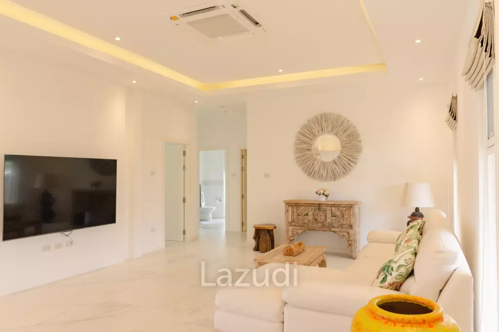 New 3 bed pool villa on a large corner plot