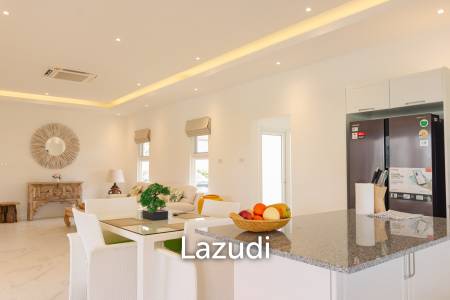 New 3 bed pool villa on a large corner plot