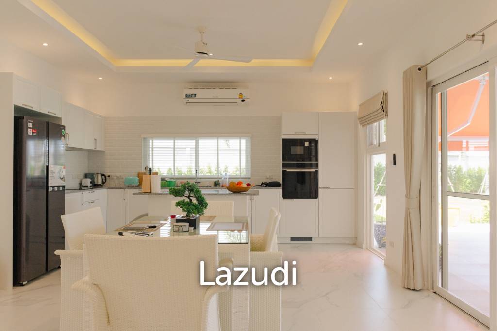 New 3 bed pool villa on a large corner plot