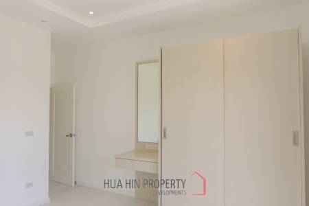 New 3 bed pool villa on a large corner plot