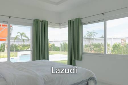 New 3 bed pool villa on a large corner plot