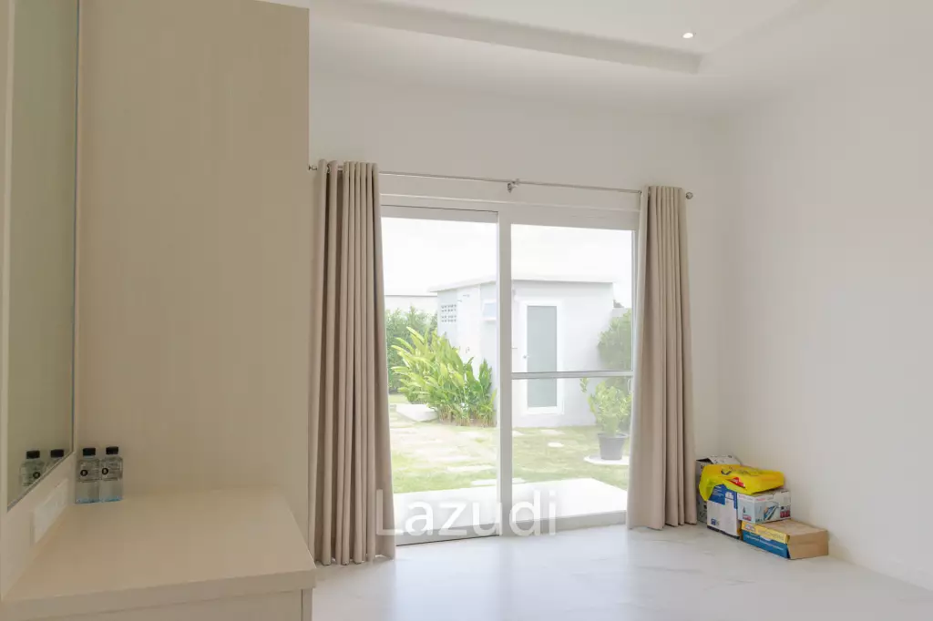 New 3 bed pool villa on a large corner plot