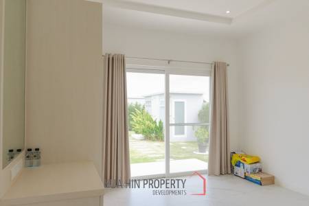 New 3 bed pool villa on a large corner plot