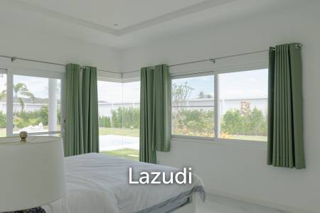 New 3 bed pool villa on a large corner plot