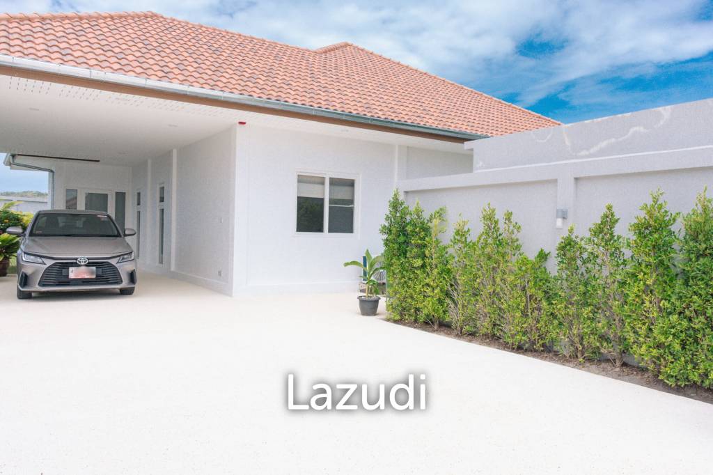 New 3 bed pool villa on a large corner plot