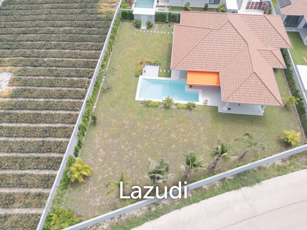 New 3 bed pool villa on a large corner plot