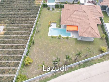 New 3 bed pool villa on a large corner plot