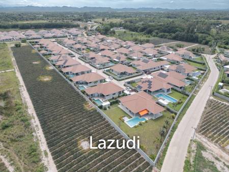 New 3 bed pool villa on a large corner plot