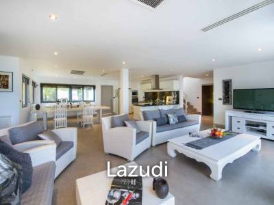 Oceanfront 3-Bedroom Villa with Infinity Pool – Walking Distance to Fisherman’s Village, Koh Samui