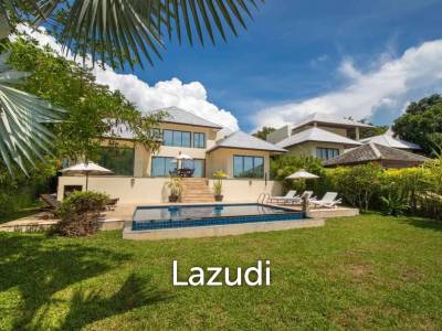 Oceanfront 3-Bedroom Villa with Infinity Pool – Walking Distance to Fisherman’s Village, Koh Samui