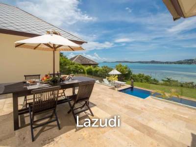 Oceanfront 3-Bedroom Villa with Infinity Pool – Walking Distance to Fisherman’s Village, Koh Samui