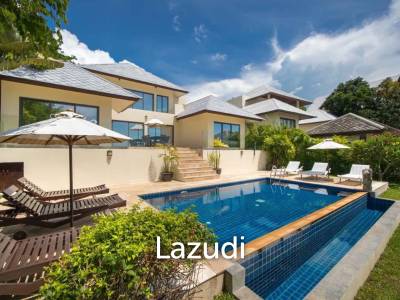 Oceanfront 3-Bedroom Villa with Infinity Pool – Walking Distance to Fisherman’s Village, Koh Samui