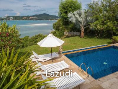 Oceanfront 3-Bedroom Villa with Infinity Pool – Walking Distance to Fisherman’s Village, Koh Samui