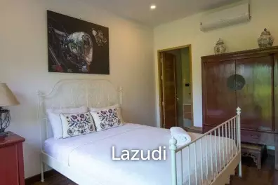 OMDOMUS: 3 Bed Solar Pool Villa plus additional 2 bed villa on 7.5 Rai Land Plot including large lake