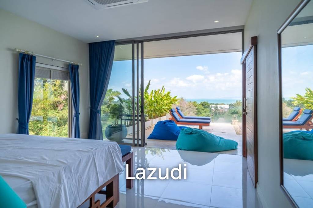 Contemporary 4-Bedroom Sea View Villa – Mae Nam Soi 1, Koh Samui