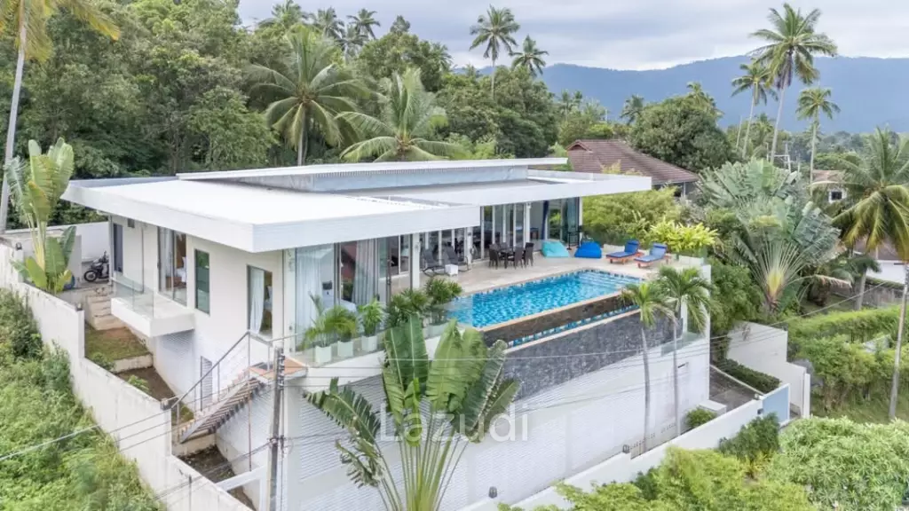 Contemporary 4-Bedroom Sea View Villa – Mae Nam Soi 1, Koh Samui