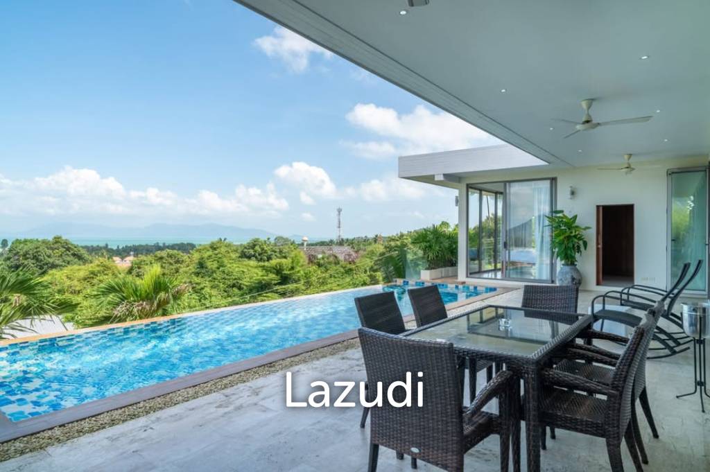 Contemporary 4-Bedroom Sea View Villa – Mae Nam Soi 1, Koh Samui