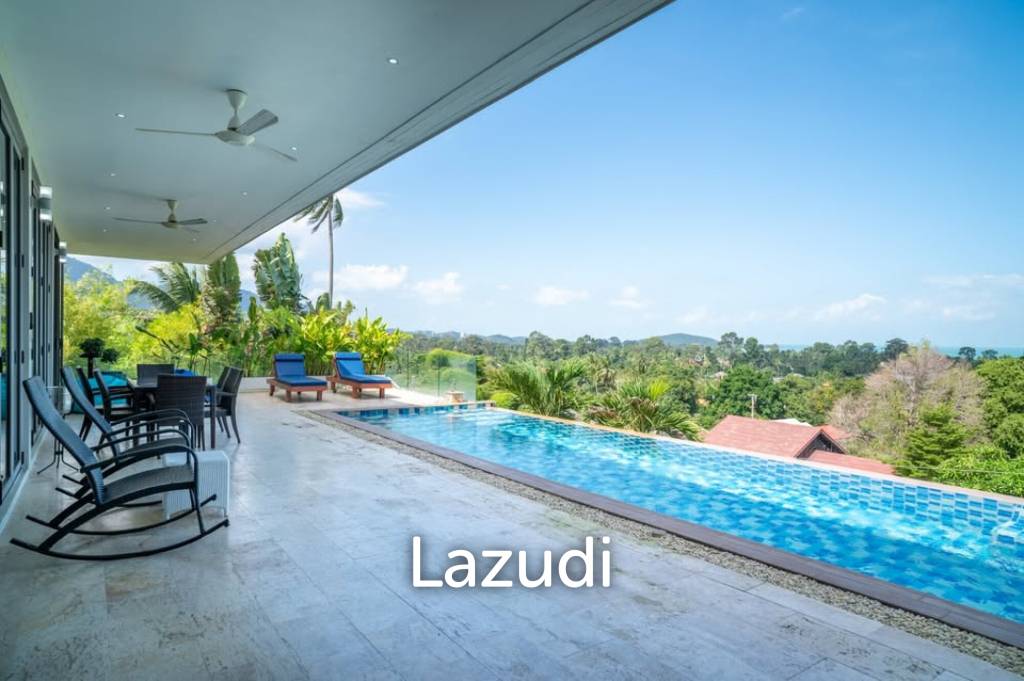 Contemporary 4-Bedroom Sea View Villa – Mae Nam Soi 1, Koh Samui