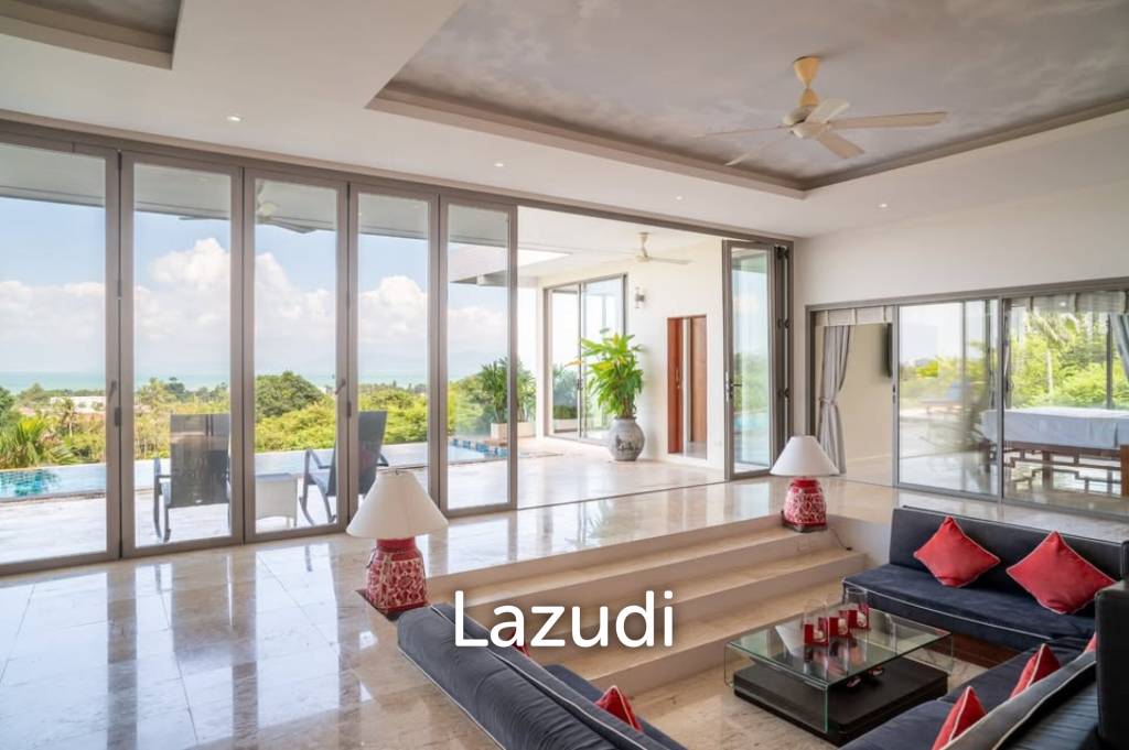 Contemporary 4-Bedroom Sea View Villa – Mae Nam Soi 1, Koh Samui