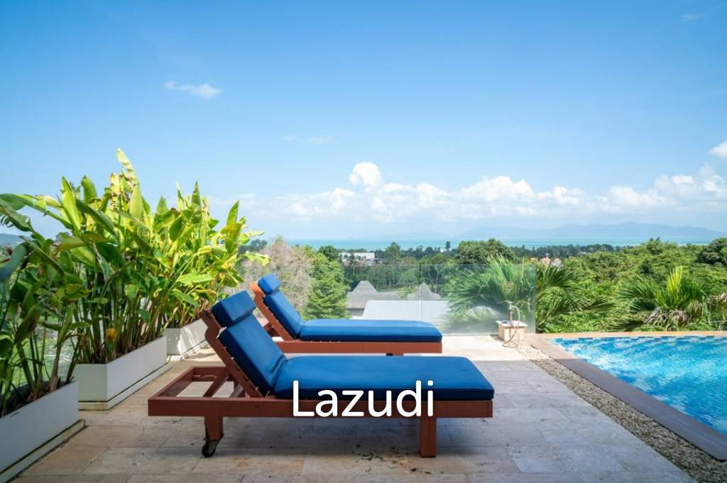 Contemporary 4-Bedroom Sea View Villa – Mae Nam Soi 1, Koh Samui