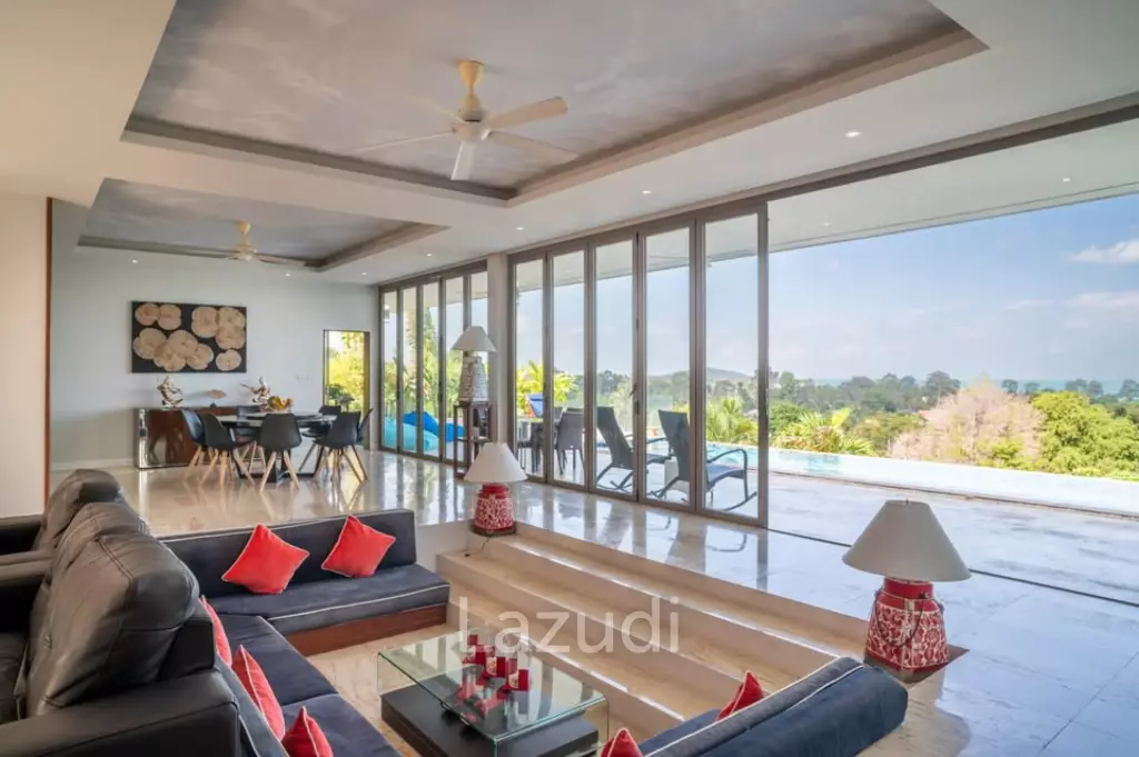 Contemporary 4-Bedroom Sea View Villa – Mae Nam Soi 1, Koh Samui