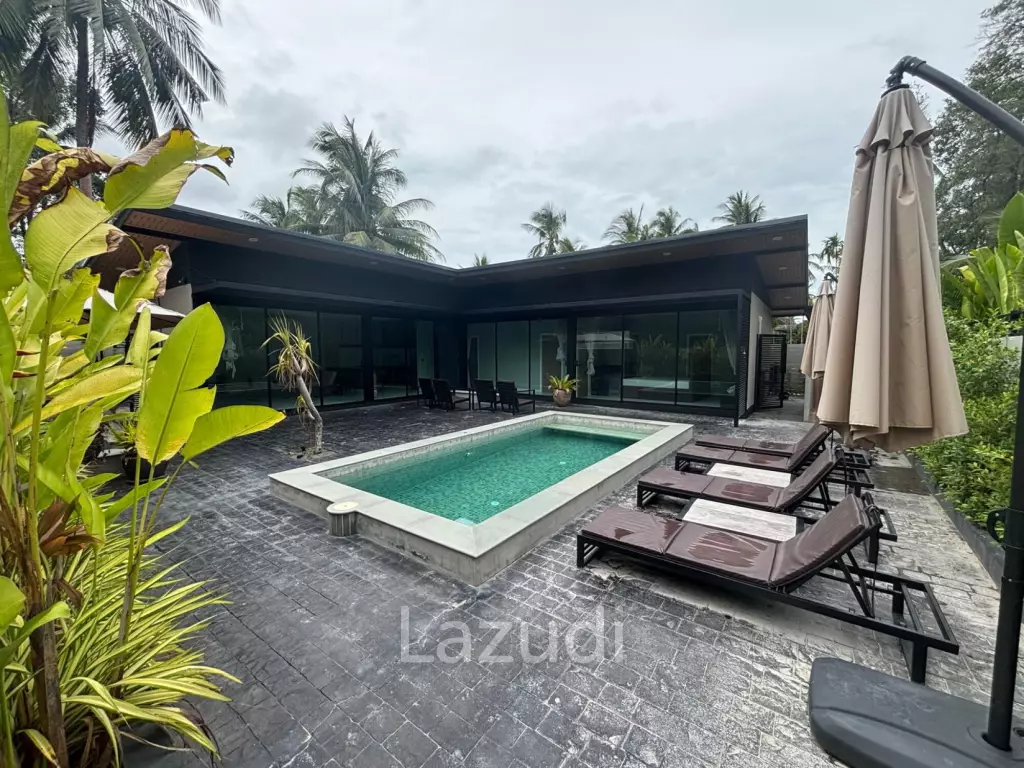 Brand New 3-Bedroom Pool Villa on Lush Land in Central Koh Phangan
