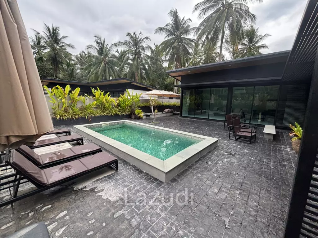 Brand New 3-Bedroom Pool Villa on Lush Land in Central Koh Phangan