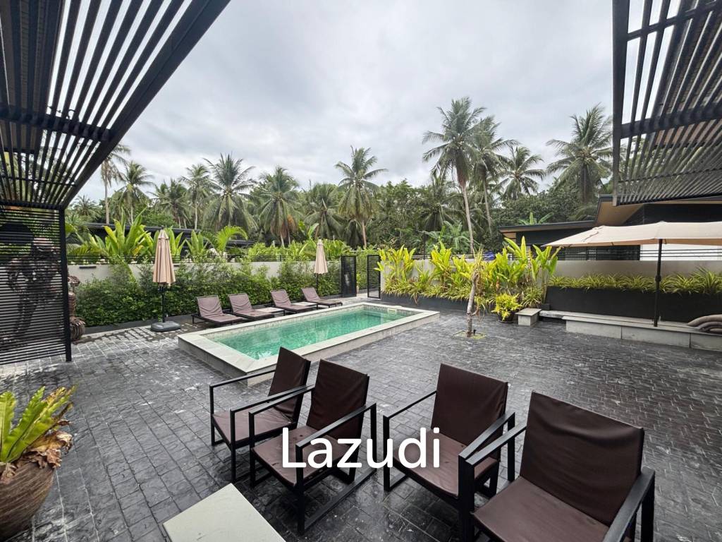 Brand New 3-Bedroom Pool Villa on Lush Land in Central Koh Phangan