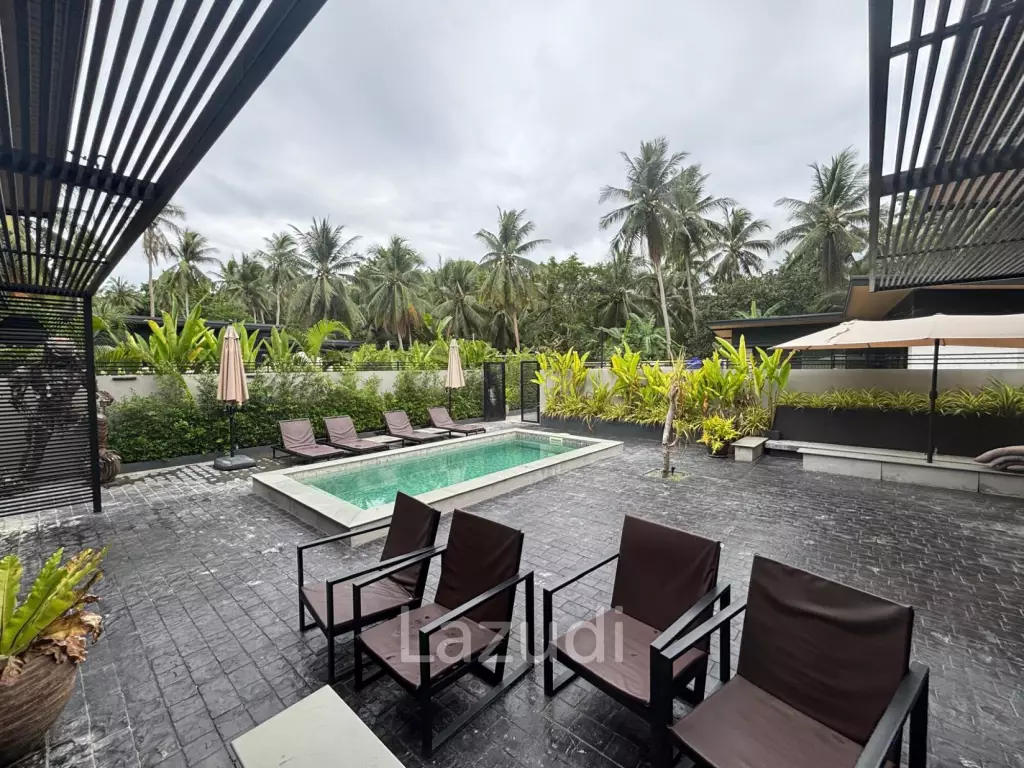 Brand New 3-Bedroom Pool Villa on Lush Land in Central Koh Phangan