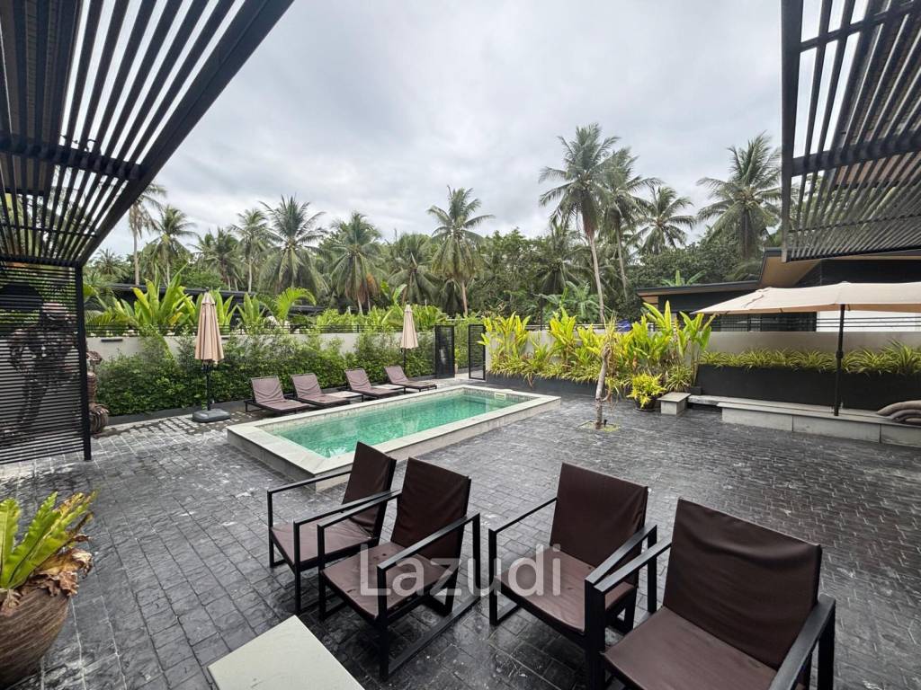 Brand New 3-Bedroom Pool Villa on Lush Land in Central Koh Phangan
