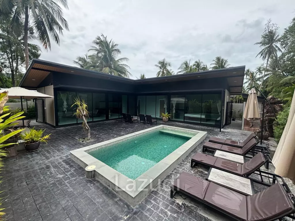 Brand New 3-Bedroom Pool Villa on Lush Land in Central Koh Phangan