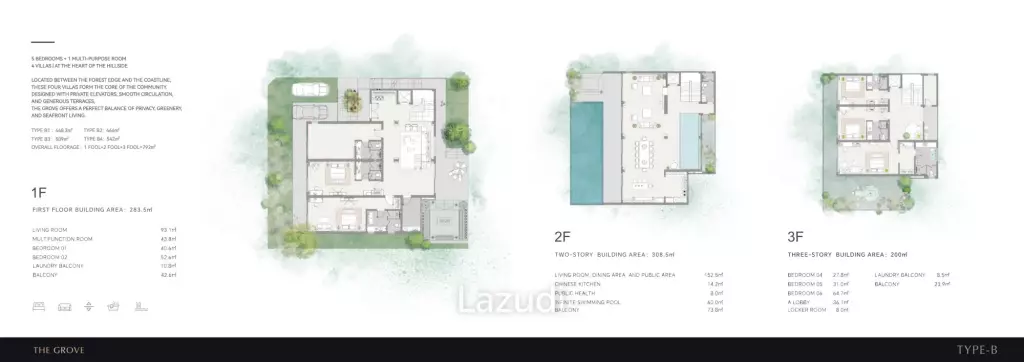 6 Bed 7 Bath 841 SQ.M Sea Cloud View Panwa