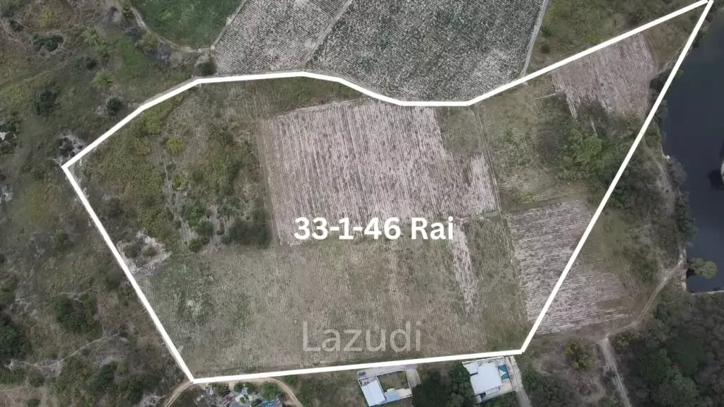 Beautiful 33-1-46 Rai Land in Soi Hua Hin 112 Mountain View
