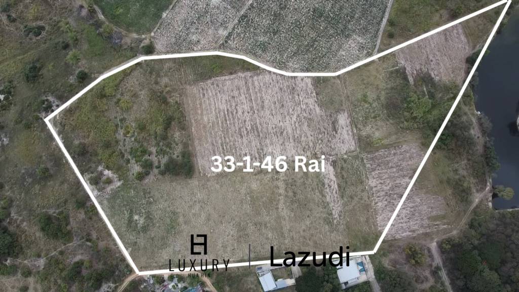 Beautiful 33-1-46 Rai Land in Soi Hua Hin 112 Mountain View