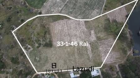 Beautiful 33-1-46 Rai Land in Soi Hua Hin 112 Mountain View
