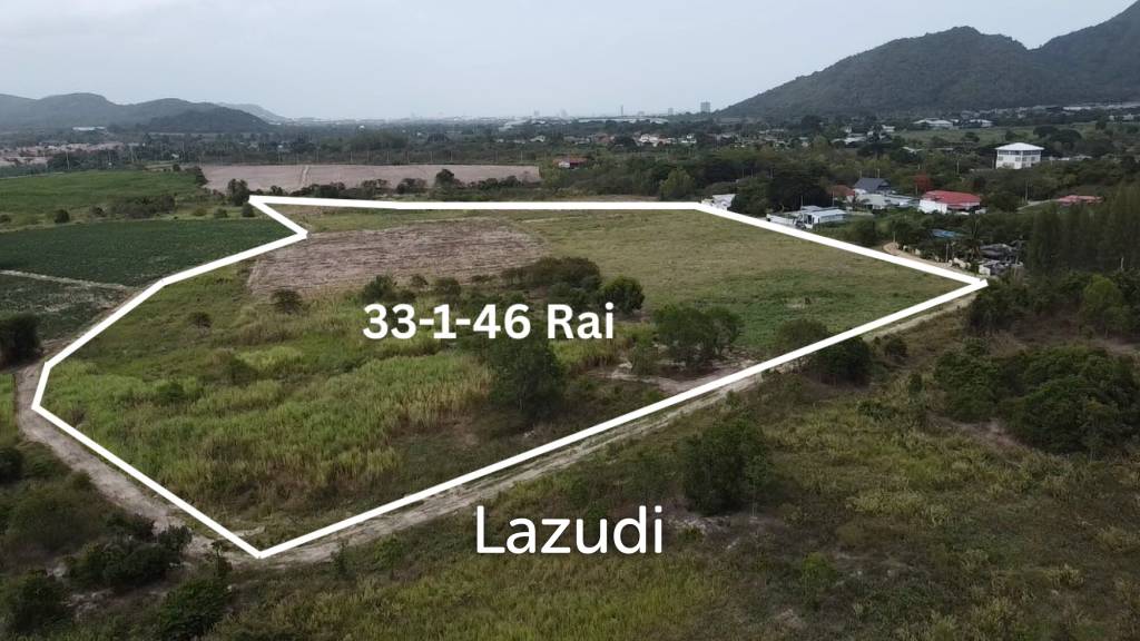 Beautiful 33-1-46 Rai Land in Soi Hua Hin 112 Mountain View