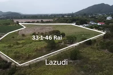 ขายที่ดิน 33-1-46 Rai วิวเขา ที่ทับใต้ เหมาะสำหรับการพัฒนา