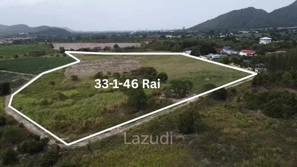 Beautiful 33-1-46 Rai Land in Soi Hua Hin 112 Mountain View