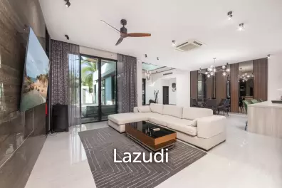 Modern Zen Style 3-Bedroom Pool Villa For Sale Near Nai Harn Beach