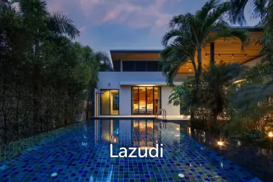 Modern Zen Style 3-Bedroom Pool Villa For Sale Near Nai Harn Beach