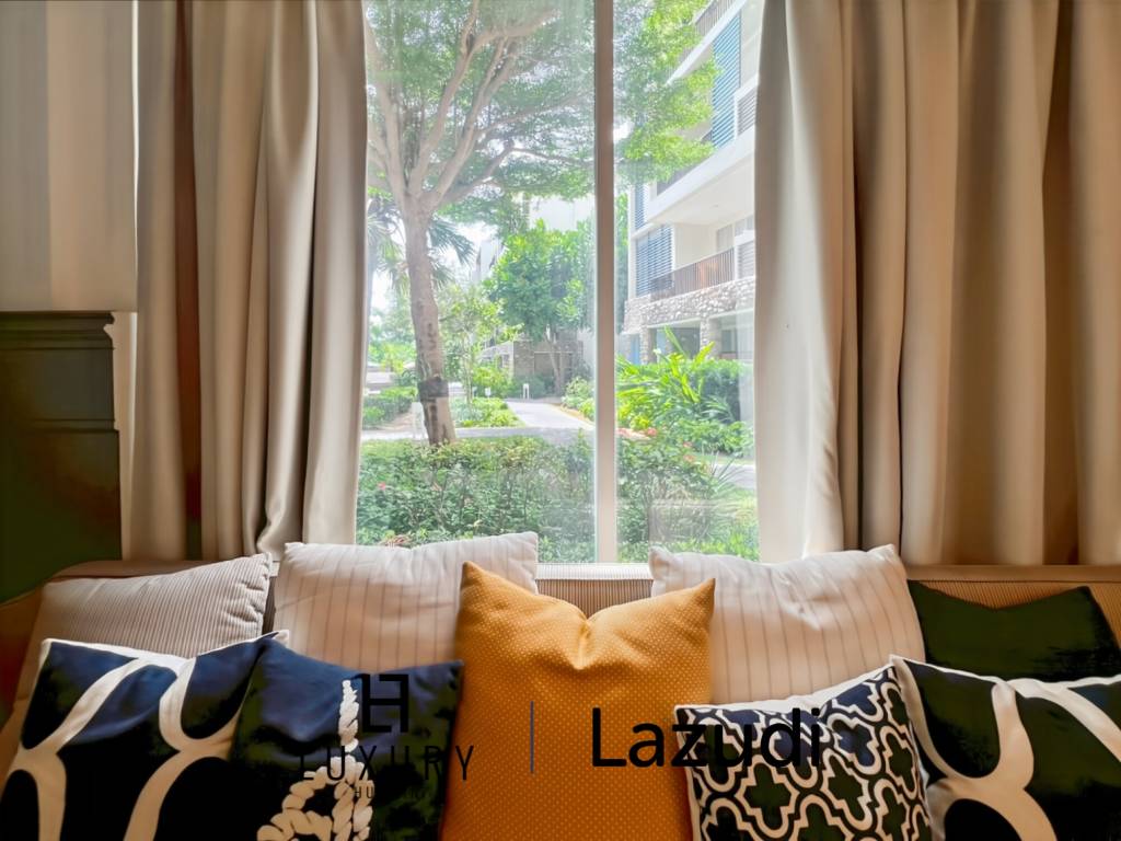 Baan Nub Kluen - Just Renovated 2BR Condo with Garden View