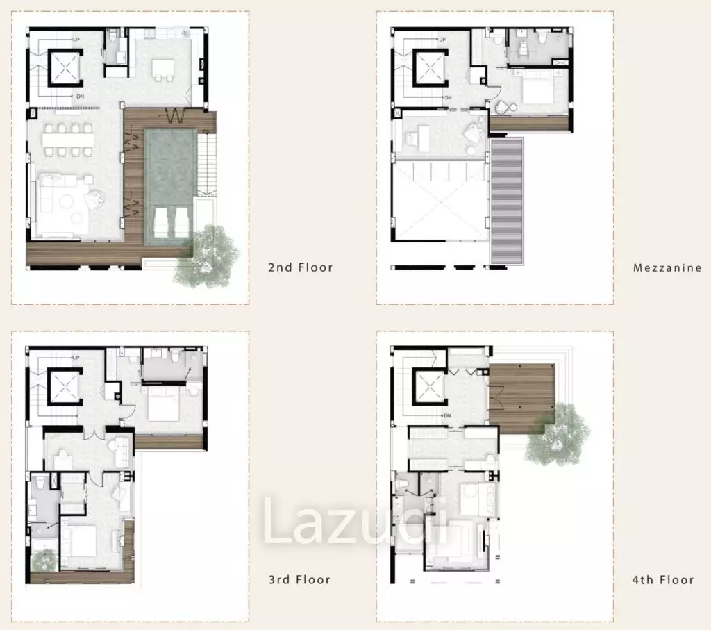 4 bedroom 5 bathroom pool villa 520 sqm. at  Anina Villa Sathorn - Yenakart