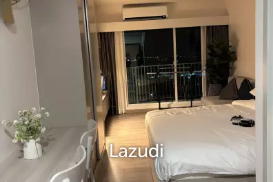 Supalai Blue Whale: Studio bedroom with Seaview