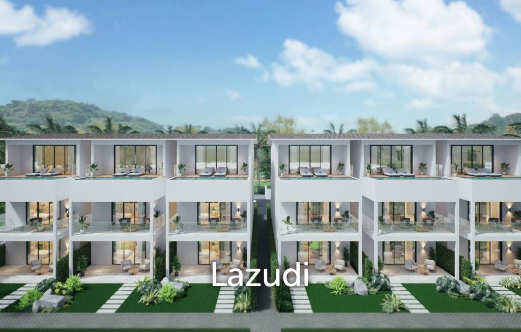 Beachside 3-Bed Sea View Villa in Ko Samui