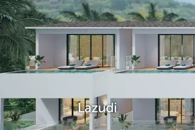 Beachside 3-Bed Sea View Villa in Ko Samui