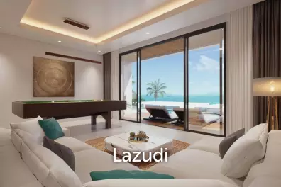 Beachside 3-Bed Sea View Villa in Ko Samui