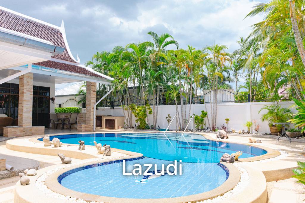 TROPICAL GARDEN : Thai Style 4 Bed Pool Villa for Sale
